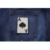 Ivamis Ace Of Spades Novelty Iron on Patch- 2x3 inch