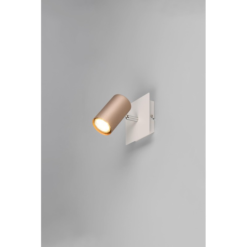 Trio Leuchten Marley 802400165 Wall Spotlight Metal Coffee / Warm