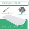 Forestchill Gutter Guards, 48Ft Stainless Steel Gutter Guard, Universal Fit