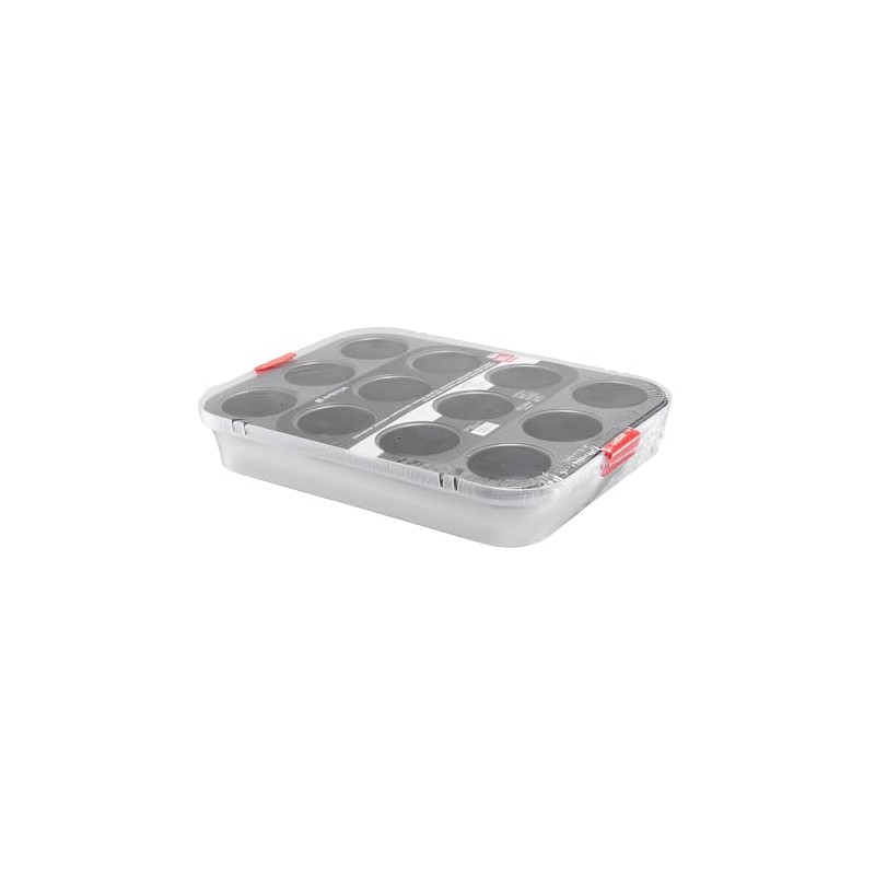 AMBITION Muffin Pan with Lid Licorice Baking Mould for 12