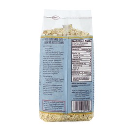 Bob's Red Mill Organic Oats Rolled Regular, 16 Ounce (Pack of 4)