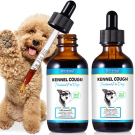 Cough for Dogs, 60ml Herbal Dog Cough, for All Breeds & Sizes, Natural Ingredients,2 Pack