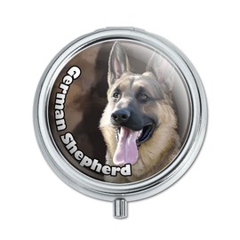 German Shepherd Dog Pet Pill Case Trinket Gift Box