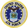 Air Force Military 3 in Round Patch