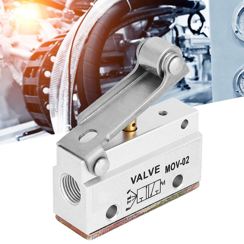 Mov-02 G1/8 Thread Roller 0-0.8Mpa Pneumatic Mechanical Valve Pneumatic Mechanical
