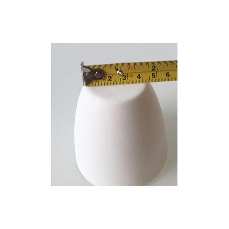 OTOOLWORLD 99.3% Alumina Crucible Al2O3 Aluminum Oxide Crucible Assay Crucible