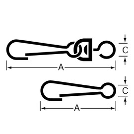 Nissa Chain BKS-108 Brass Round Snap Reference Load 2.2 lbs (1 kg), 1600 Pack, Nickel