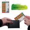 2 PCS Metal Thick Poker Hand Rankings Chart Rules Card