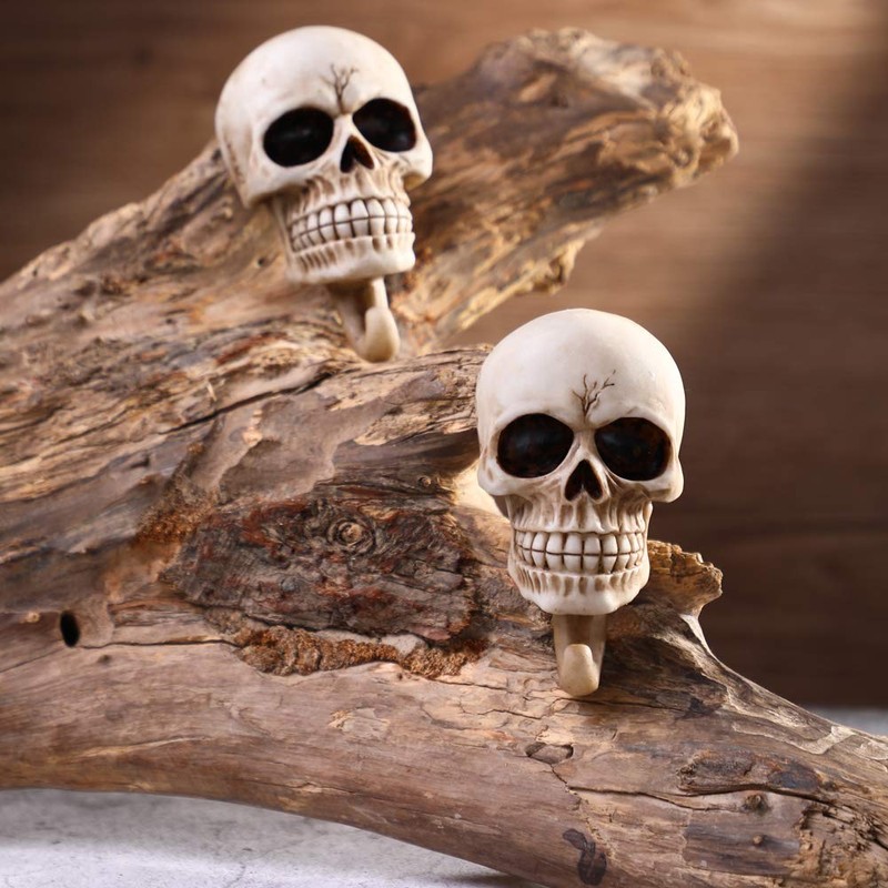 Arola Skull Wall Hooks Key Hooks Decorative Wall Mount Key