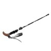 Trekking Pole Hiking Walking Stick 5 Fold Curved Handle Ultra