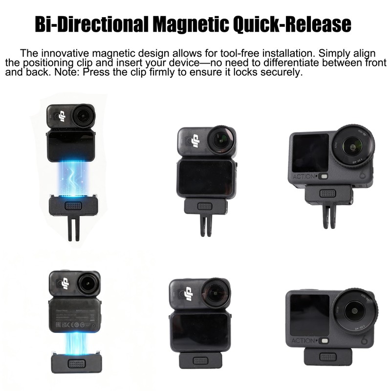 PellKing 2-Pack Magnetic Quick Release Adapter Kit for DJI Osmo