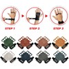 WARM BODY COLD MIND Leather Hand Grips - 3 Finger,