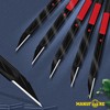 MANUFORE 30pcs 9mm Snap-off Knives with Safety Auto-lock, Metal Handle,