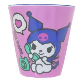 Ken Onishi Sanrio Characters Melamine Tumbler KUROMI/LPK Size: Approx. φ3.4 inches (8.7 cm) H9 SRG-800