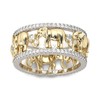 Jeulia 1.5 Carat Elephant Ring Wedding Ring for Women 18K