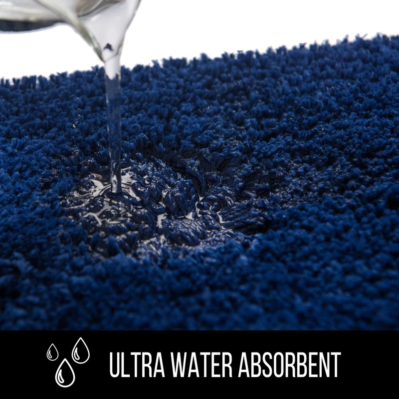 SFLXO 100cm x 60cm Non Slip Bath Mat Machine Washable
