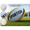 SPORTISH Rugby Match Ball Size 3 - Normal Grip Practice