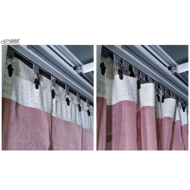 RDX Clip-Set for Keder-track Rail for camping awnings - 15