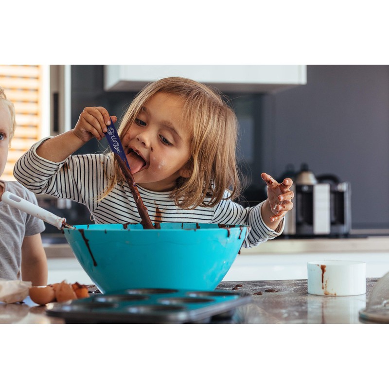 Silicone Jar Spatula | 600F Heat Resistant Non-Stick Rubber Scraper