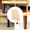 2 Packs Wood Couch & Bed Stopper,6x13.8 Inches Couch Stoppers
