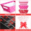 Ragnhild 12 Sets Valentines Day Gift Basket Empty with Heart