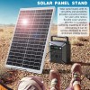 KEPEAK Solar Panel Foldable Mounting Bracket Adjustable Durable Portable Support