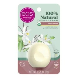 Bálsamo labial Eos hidratante 7g sabor Vainilla