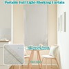 Sovtfides 100% Blackout Magic Tape Stick On Curtains Window Shades