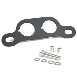 Mantt Motorcycle Dash Panel Fit for 108.6mm-123.1mm Distance Between Two M8 Handlebar Clamp Screw Hole, Compatible with DRZ400 S DR-Z400 SM 2020 2019-2003