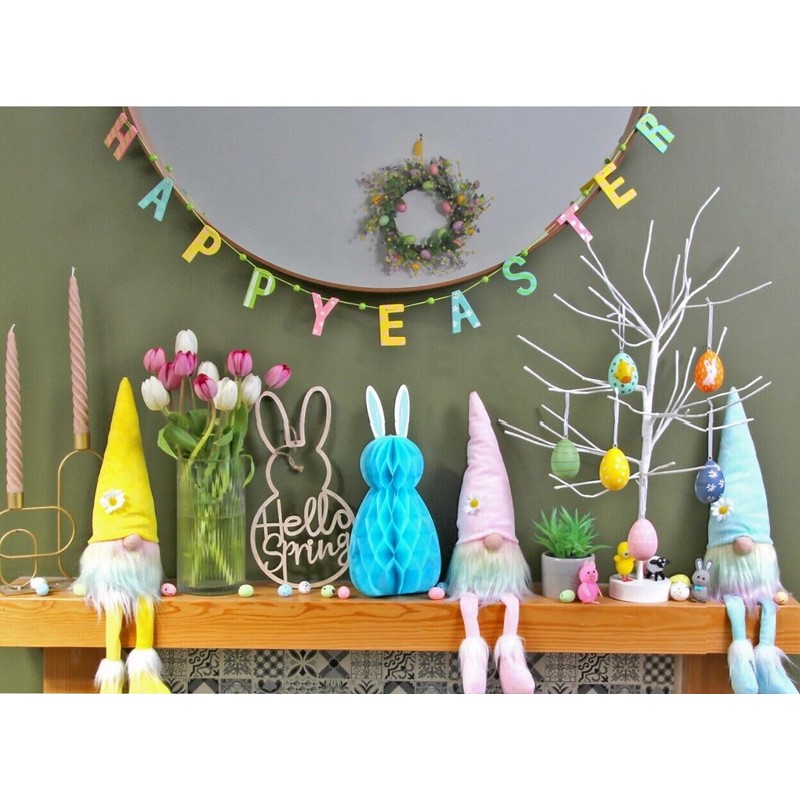 Easter White Twig Birch Table 59cm Tree Easter Eggs Party