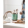 Utensil Holder, 360° Rotating Extra Large Ceramic Kitchen Utensil Holder