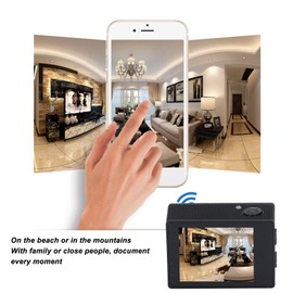 Outdoor Sports Camera 4K Wifi ABS Waterproof High Definition Black Action Camera for Outdoor Activities