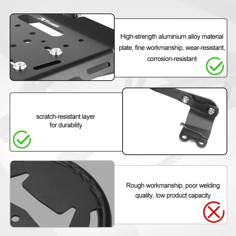 Xitomer Motorcycle Rear Luggage Rack Carrier Compatible with Navi 110