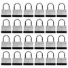 24-Pack Keyed Alike Laminated Steel Padlocks Keys, 1-3/4" Wide, Heavy