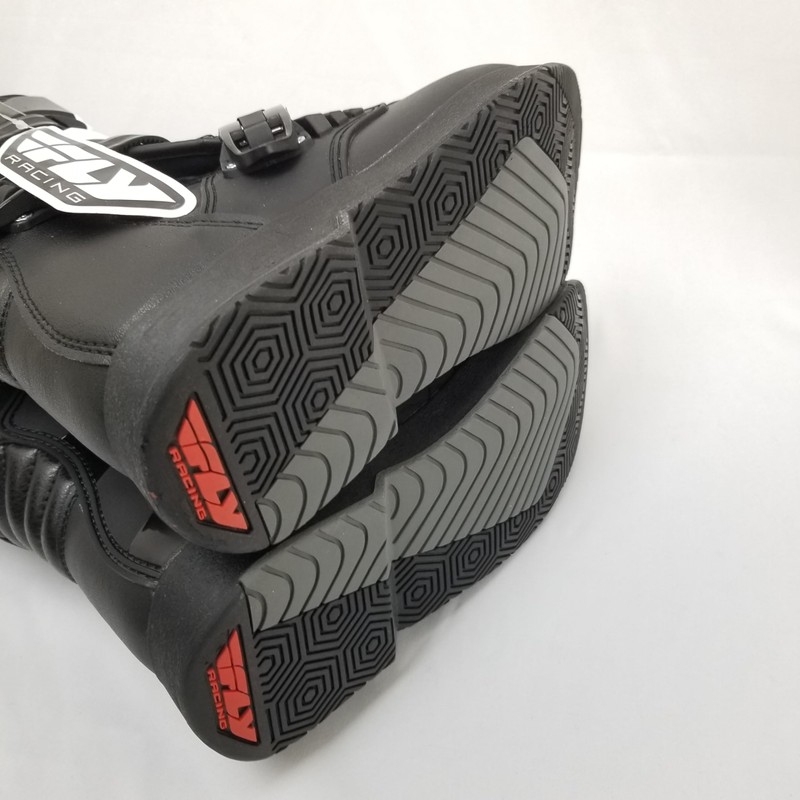 Fly Racing Maverick MX Youth and Mini Boots (Black, 6)