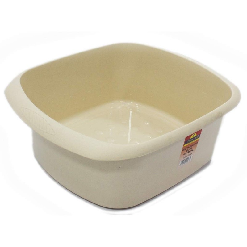 TML Rectangular Bowl 11L Glitter Red
