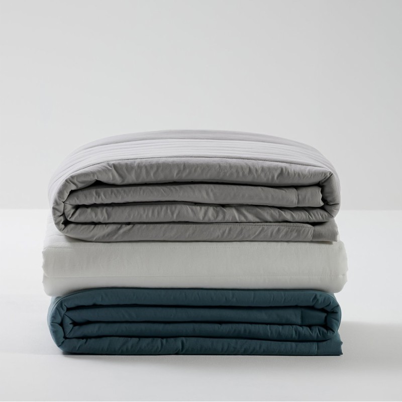 JAJU [JAJU] Cotton Washing Pigment Reversible Pad_SS_Gray