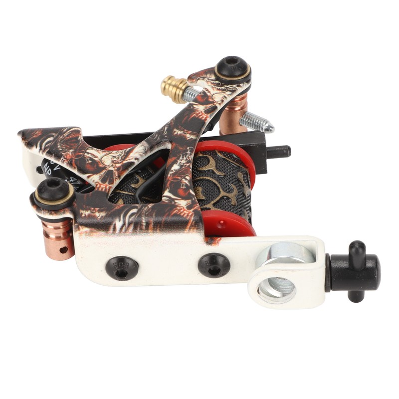 Coil Tattoo Machine Professional Iron Frame 10 Wraps Coil Liner