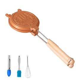 CPVKRY 10 Yen Coin Sandwich Maker, Hot Dog Toaster Double Sided Sandwich Baking Pan with Long Handle, Grilled Cheese Maker Nonstick Sandwich Maker Flip Grill Pan for Breakfast