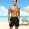 EDOTON Swimming Trunks for Men with Zip Pocket, Quick-Drying, Waterproof