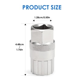 2Pcs For Shimano Cassette Removal Tool, Freewheel Lockring Remover for Shimano, Sunrace, Sram, Dnp 6/7/8/9/10/11 Speed, Carbon Steel Bottom Bracket Repair Tool for Mountain Bikes