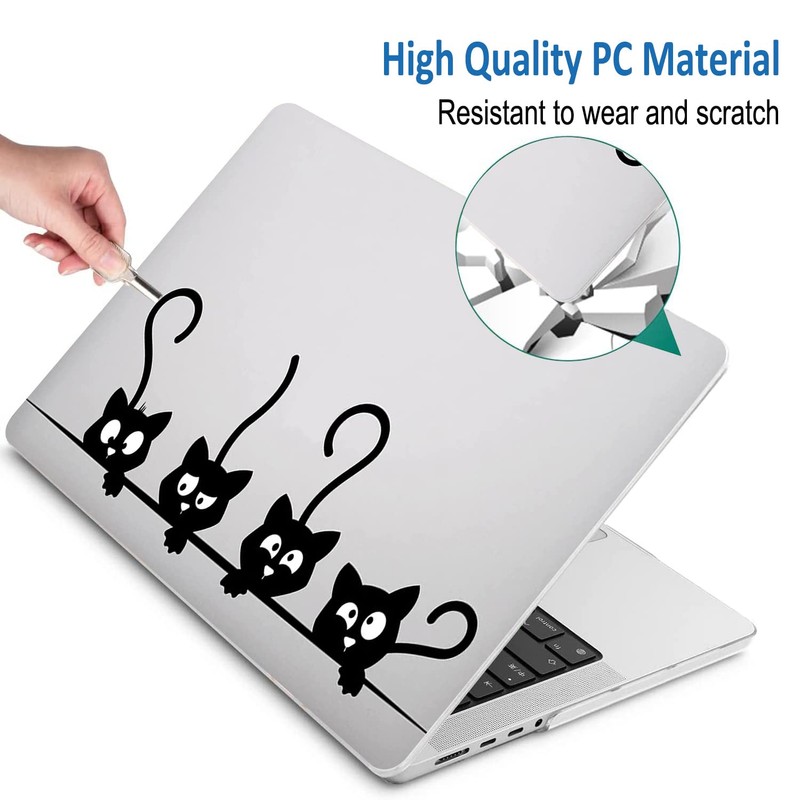 QCzyc Compatible with MacBook Pro 14 inch Case 2021-2024 Release