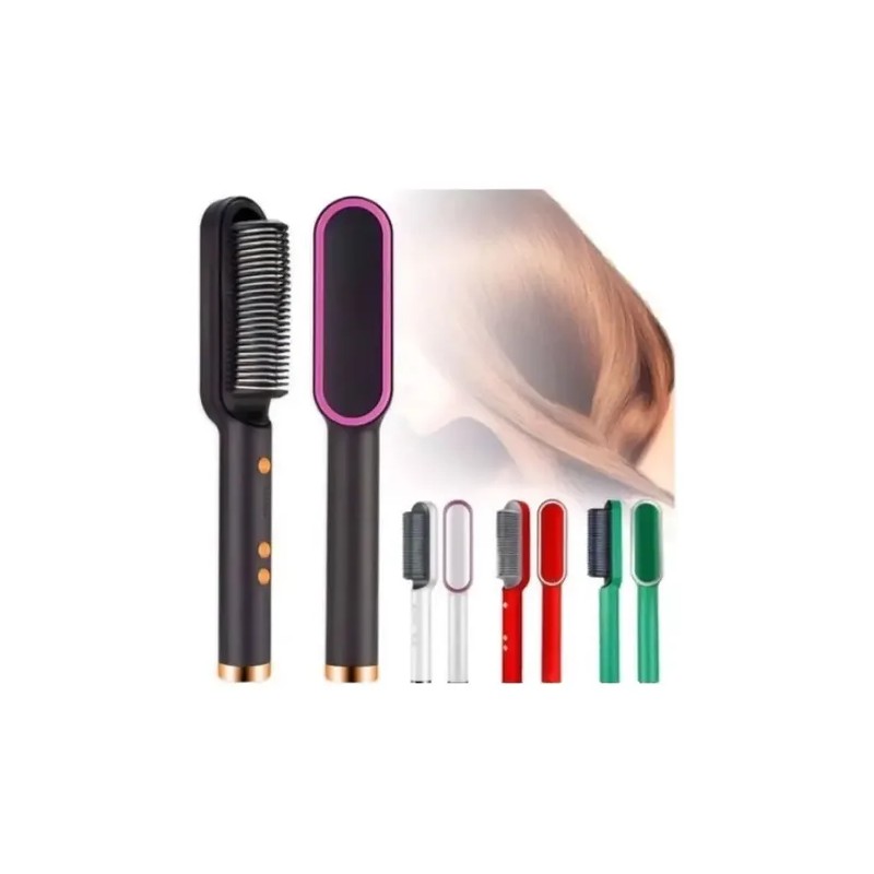 Cepillo Alaciador De Cabello Eléctrico Profesional 2 En 1