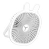 3 Speeds Mini Desk Fan with Light Portable Hanging Folding
