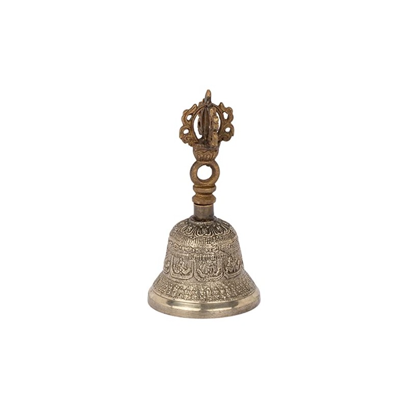 NKlaus Bell with Dorje Handle 11 cm Ritual Object in