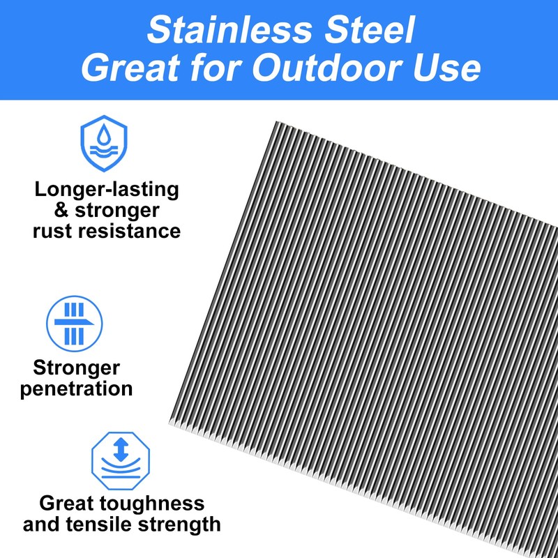 SimCos 23 Gauge Stainless Steel Pinner Nails (5/8",3/4",1",1-3/8") assorted 4
