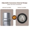 Luvan Professional Grade Pepper Grinder,External Adjustable Coarseness Manual Pepper Mill