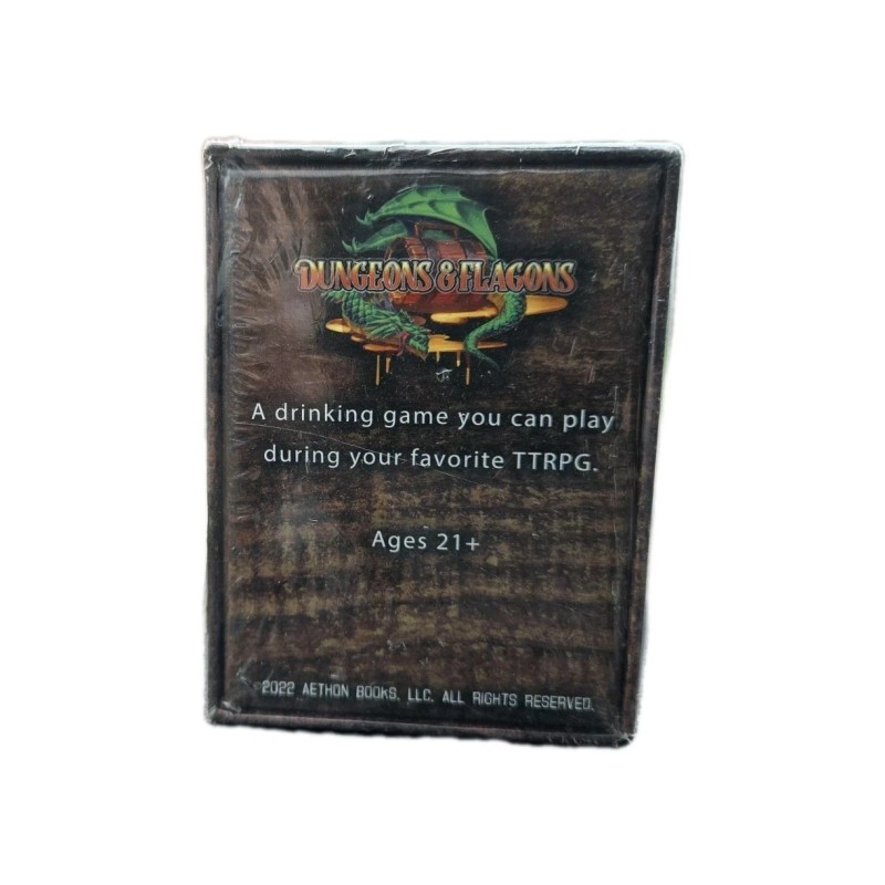 Aethon Games NEW/SEALED Dungeons & Flagons Drinking Card Game for
