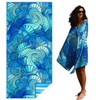 Widdonen Compact Microfiber Beach Towel - Quick Dry Sand Free