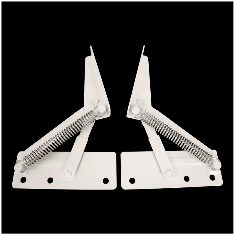 KAFENDA 2 Pieces 80 Degree Foldable Lifting Bracket, Black Spring